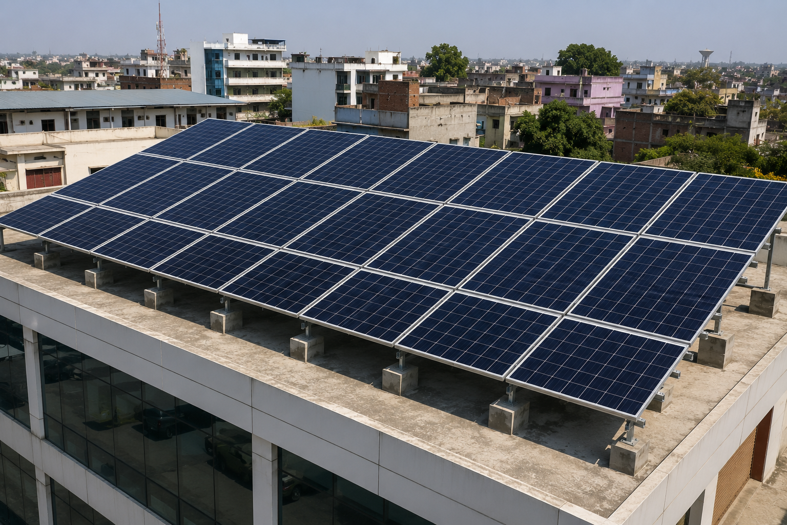 10 kW Commercial Project – Mathura